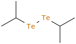 DIISOPROPYLDITELLURIDE molecular structure