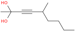 DIMETHYL OCTYNEDIOL molecular structure