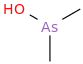 DIMETHYLARSINOUSACID molecular structure