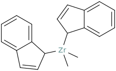 DIMETHYLBIS(INDENYL)ZIRCONIUM molecular structure