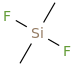 DIMETHYLDIFLUOROSILANE molecular structure
