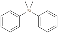 DIMETHYLDIPHENYLSILANE molecular structure