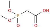 DIMETHYLPHOSPHONOACETIC ACID molecular structure