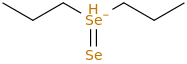 DIPROPYLDISELENIDE molecular structure