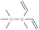DIVINYLTETRAMETHYLDISILANE molecular structure