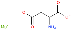 DL-ASPARTATE MAGNESIUM molecular structure