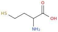 DL-Homocysteine molecular structure