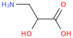 DL-ISOSERINE molecular structure