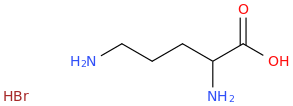 DL-ORNITHINE HYDROBROMIDE molecular structure