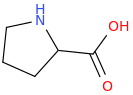 DL-proline molecular structure