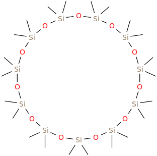 DOCOSAMETHYLCYCLOUNDECASILOXANE molecular structure