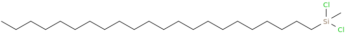 DOCOSYLMETHYLDICHLOROSILANE molecular structure