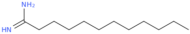 DODECANAMIDINE molecular structure
