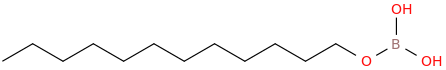 DODECYLBORIC ACID molecular structure