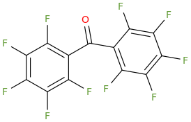 Decafluorobenzophenone molecular structure