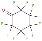 Decafluorocyclohexanone molecular structure