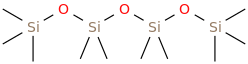 Decamethyltetrasiloxane molecular structure