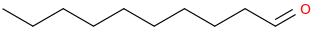 Decanal molecular structure