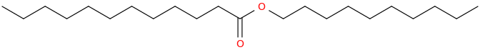Decyl laurate molecular structure