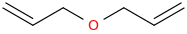 Diallyl ether molecular structure