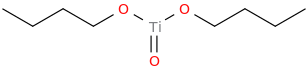 Dibutoxyoxotitanium(IV) molecular structure