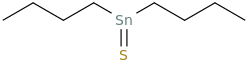 Dibutylthioxostannane molecular structure