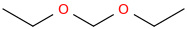 Diethoxymethane molecular structure
