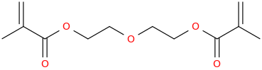 Diethyleneglycol Dimethacrylate molecular structure