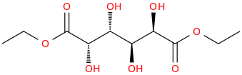 Diethylgalactarate molecular structure