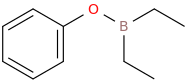 Diethylphenoxyborane molecular structure