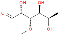 Digitalose molecular structure