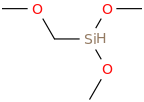 Dimethoxy(methoxymethyl)silane molecular structure