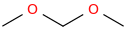 Dimethoxymethane molecular structure