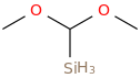 Dimethoxymethylsilane molecular structure