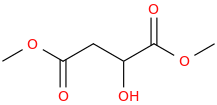 Dimethyl malate molecular structure