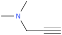 Dimethyl(prop-2-ynyl)amine molecular structure