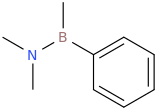 Dimethylaminophenyl(methyl)borane molecular structure