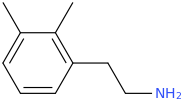 Dimethylbenzeneethanamine molecular structure