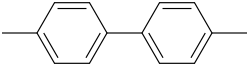 Dimethylbiphenyl molecular structure