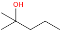 Dimethylbutanol molecular structure