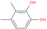 Dimethylcatechol molecular structure