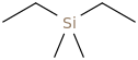 Dimethyldiethylsilane molecular structure