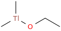 Dimethylethoxythallium(III) molecular structure