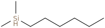 Dimethylhexylsilane molecular structure