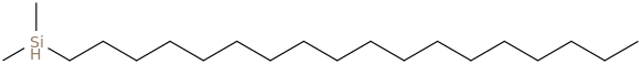 Dimethyloctadecylsilane molecular structure