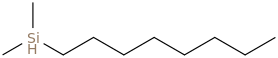 Dimethyloctylsilane molecular structure