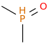 Dimethylphosphine oxide molecular structure
