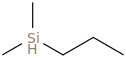 Dimethylpropylsilane molecular structure
