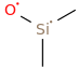 Dimethylsiloxane molecular structure
