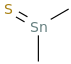 Dimethylthioxostannane molecular structure